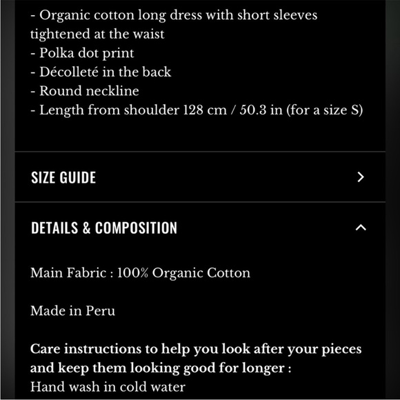 SEZANE Black & White Polka Dot Printed Open Back Organic Cotton Luce Midi Dress - Picture 13 of 14